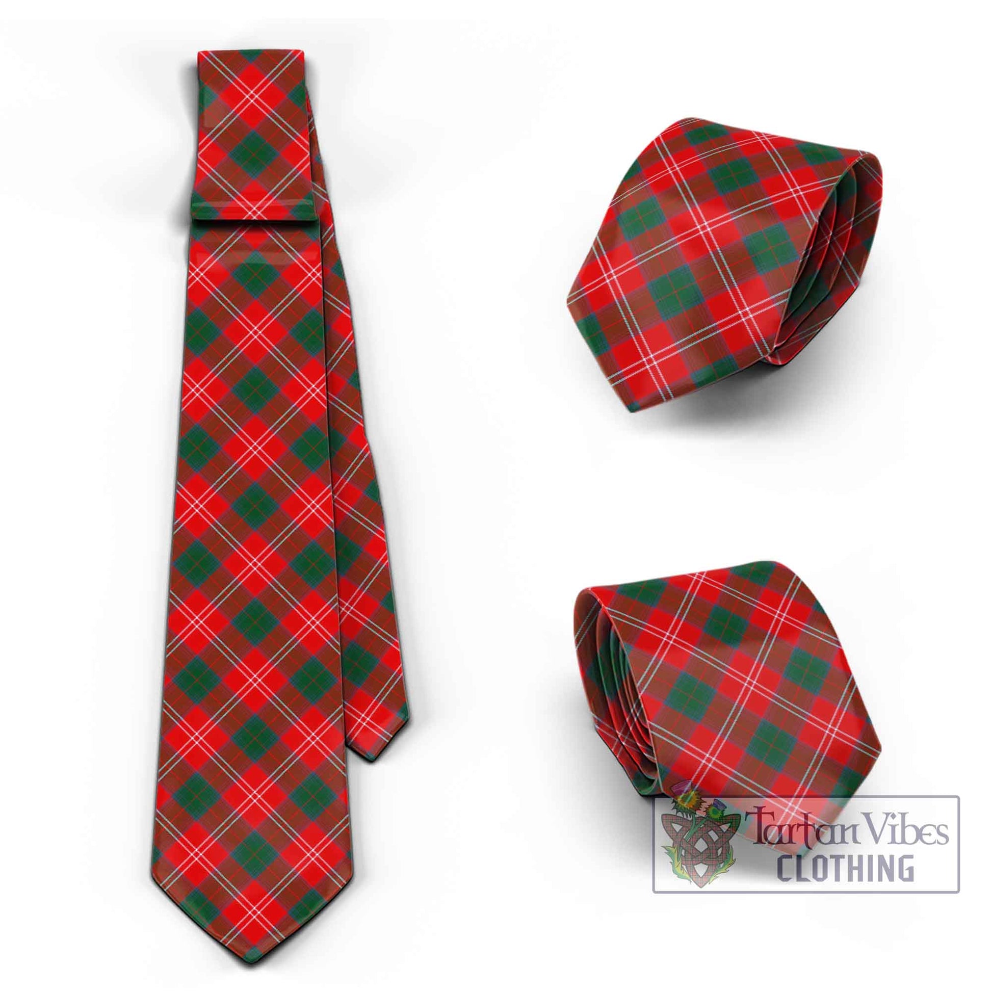 Fenton Tartan Classic Necktie Cross Style Necktie One Size - Tartan Vibes Clothing