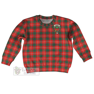 Fenton Tartan Kid Ugly Sweater with Family Crest Kid - Tartan Vibes Clothing