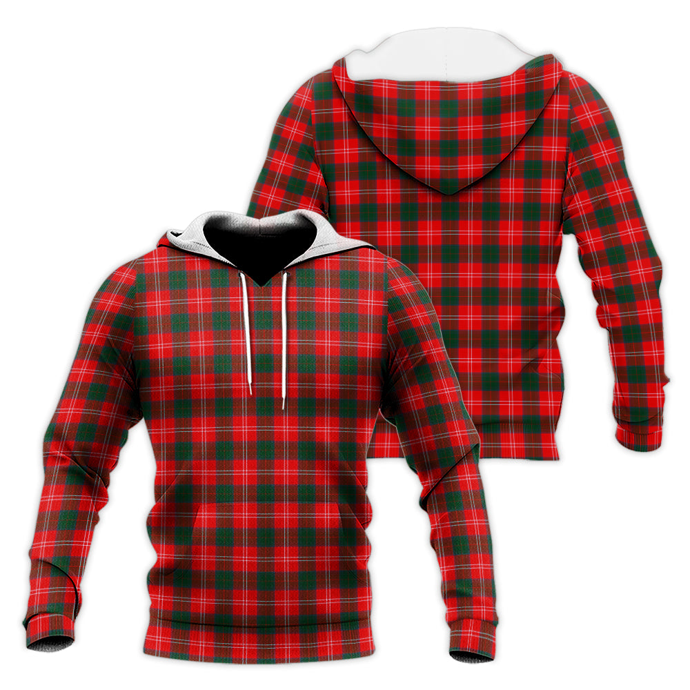 Fenton Tartan Knitted Hoodie Unisex - Tartan Vibes Clothing