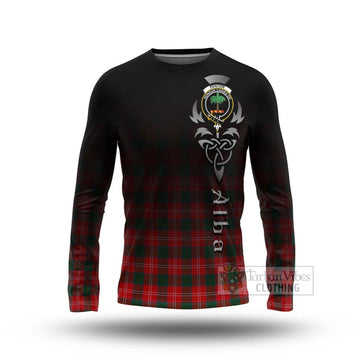 Fenton Tartan Long Sleeve T-Shirt Featuring Alba Gu Brath Family Crest Celtic Inspired Unisex - Tartan Vibes Clothing