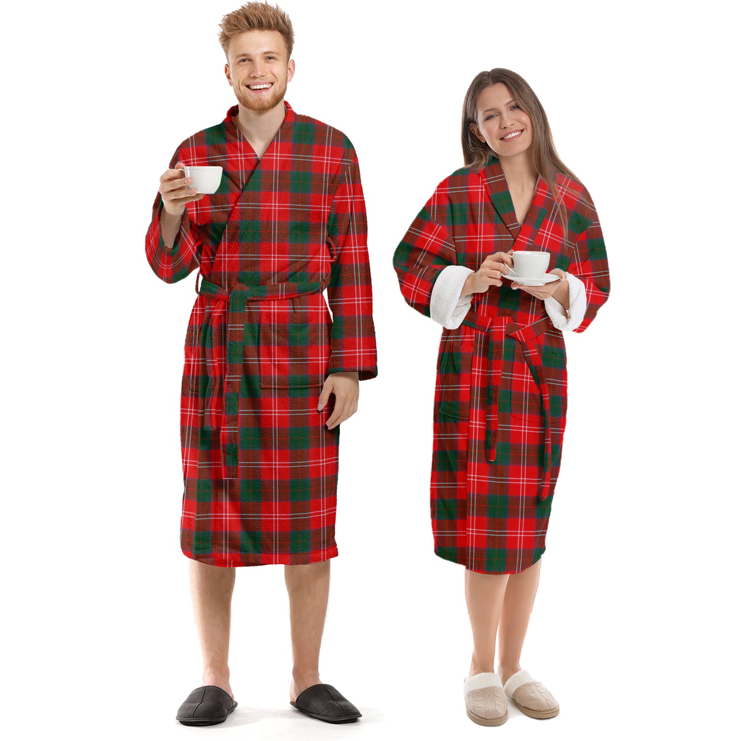 Fenton Tartan Bathrobe Unisex S - Tartan Vibes Clothing