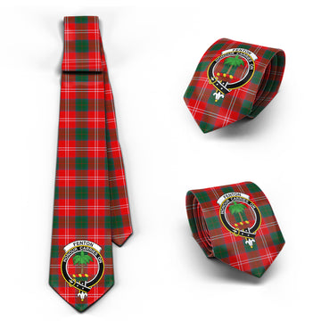 Fenton Tartan Classic Necktie with Family Crest