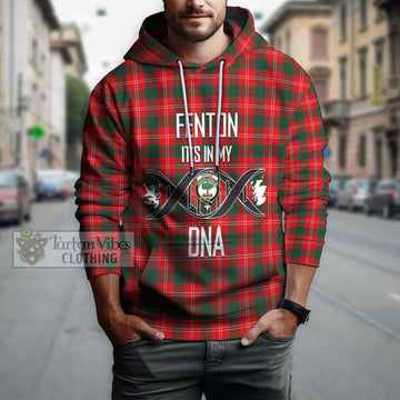 Fenton Tartan Hoodie with Family Crest DNA In Me Style Pullover Hoodie - Tartan Vibes Clothing