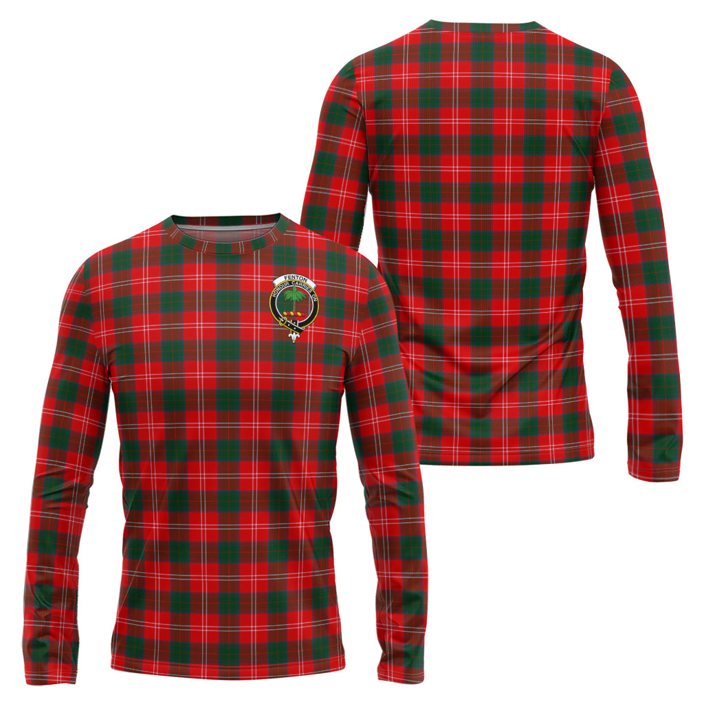 Fenton Tartan Long Sleeve T-Shirt with Family Crest Unisex - Tartan Vibes Clothing