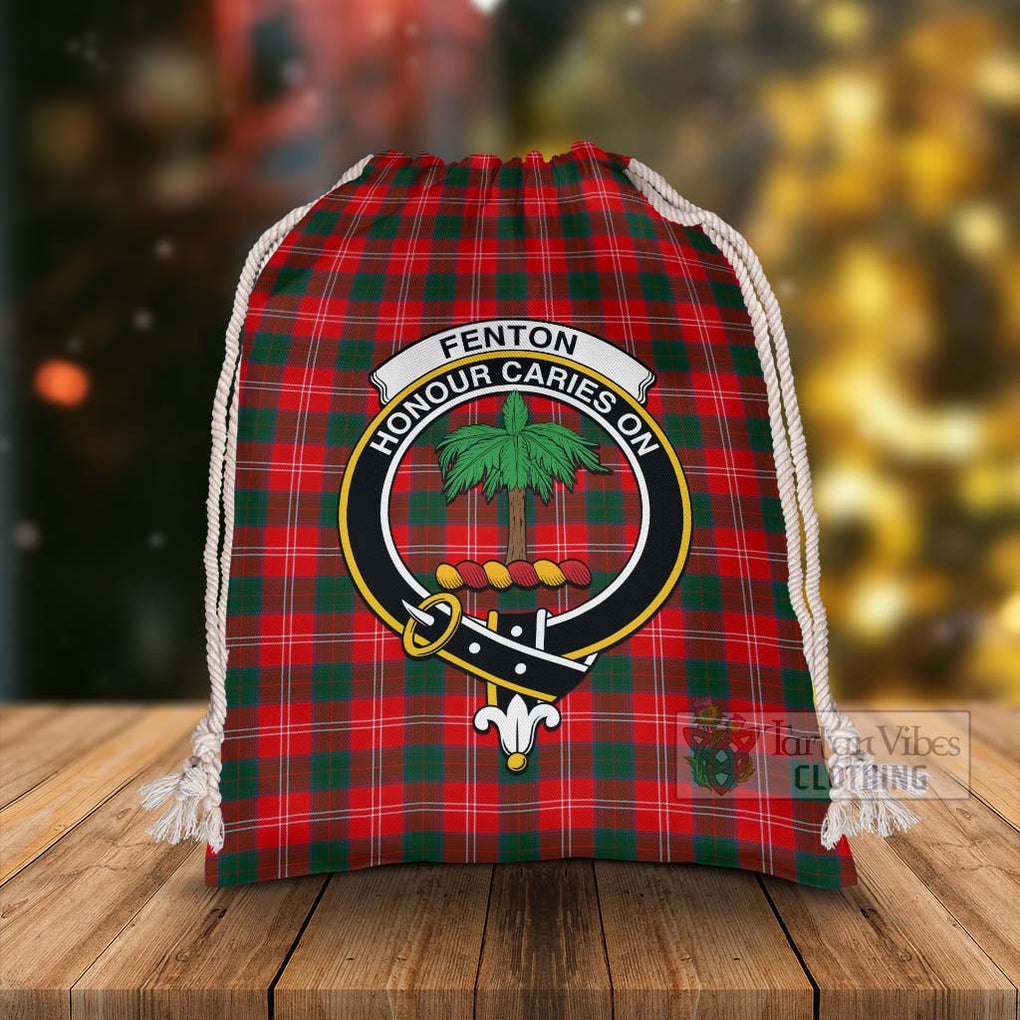 Fenton Tartan Christmas Santa's Bag with Family Crest - Tartan Vibes Clothing