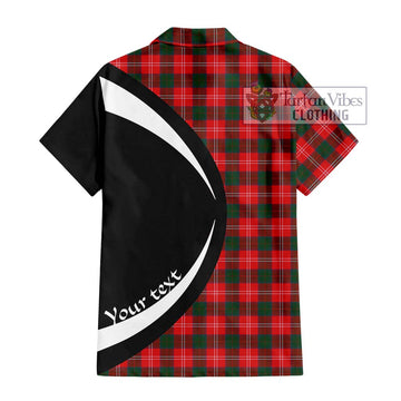Fenton Tartan Hawaiian Shirt with Family Crest Circle Style - Tartan Vibes Clothing