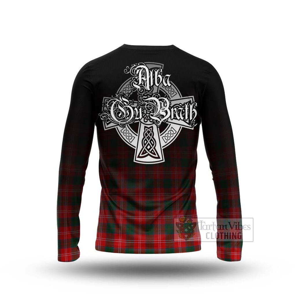 Fenton Tartan Long Sleeve T-Shirt Featuring Alba Gu Brath Family Crest Celtic Inspired - Tartan Vibes Clothing