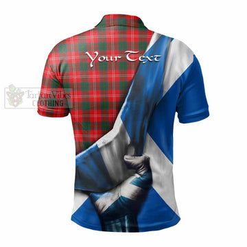 Fenton Tartan Polo Shirt with Family Crest Scotland Patriotic Style - Tartan Vibes Clothing