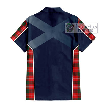 Fenton Tartan Hawaiian Shirt with Family Crest and Lion Rampant Vibes Sport Style - Tartan Vibes Clothing
