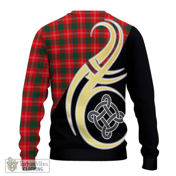 Fenton Tartan Ugly Sweater with Family Crest and Celtic Symbol Style - Tartan Vibes Clothing