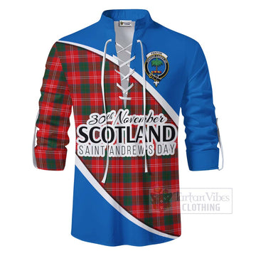 Fenton Family Crest Tartan Ghillie Kilt Shirt Celebrate Saint Andrew's Day in Style - Tartan Vibes Clothing