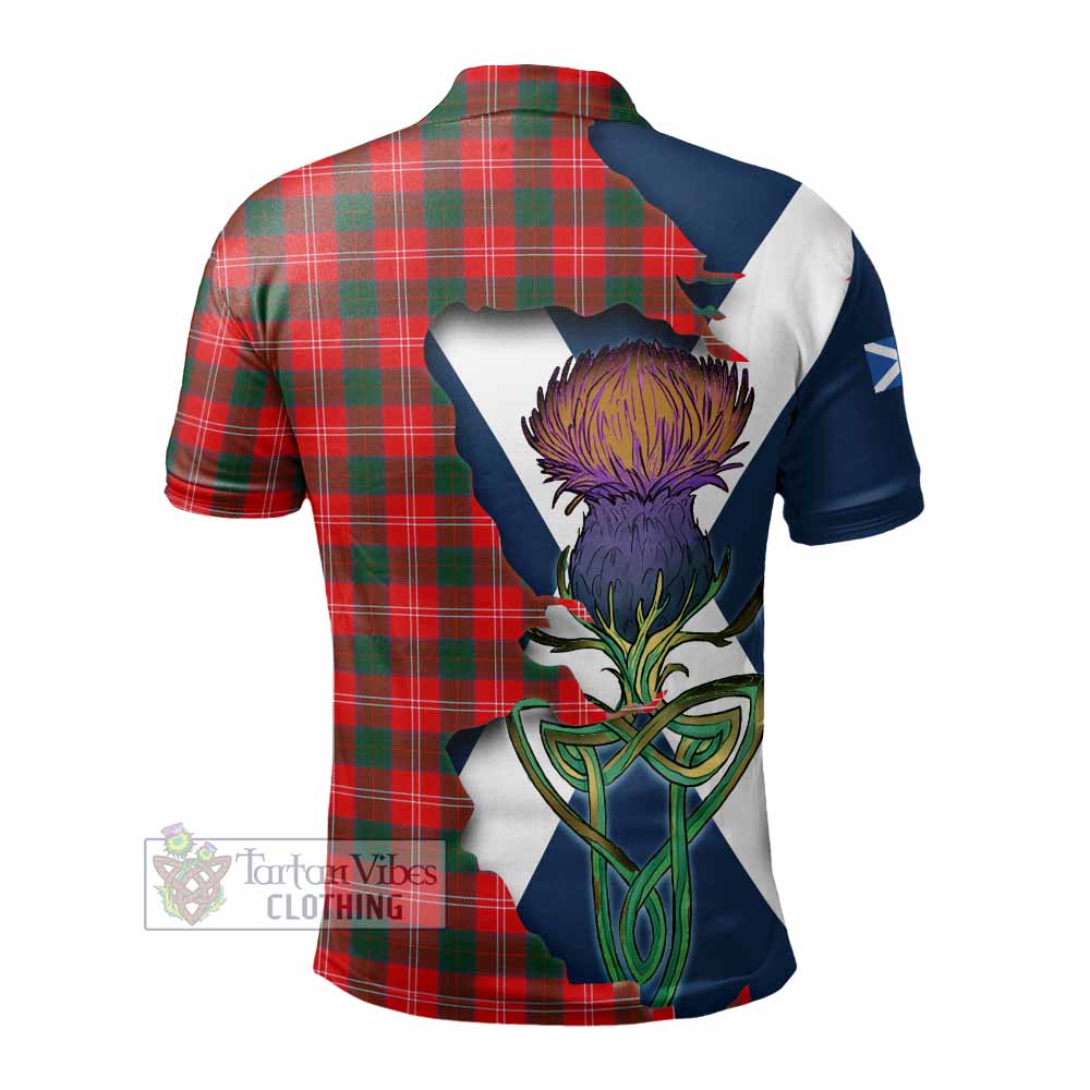 Fenton Tartan Family Crest Polo Shirt Scottish Thistle Celtic Inspired - Tartan Vibes Clothing