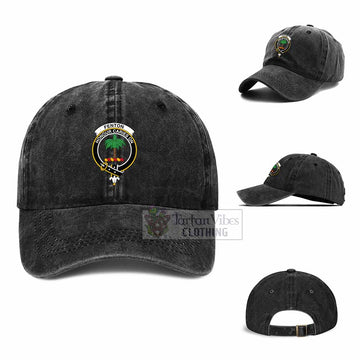 Tartan Vibes Clothing Fenton Clan Crest Denim Classic Cap
