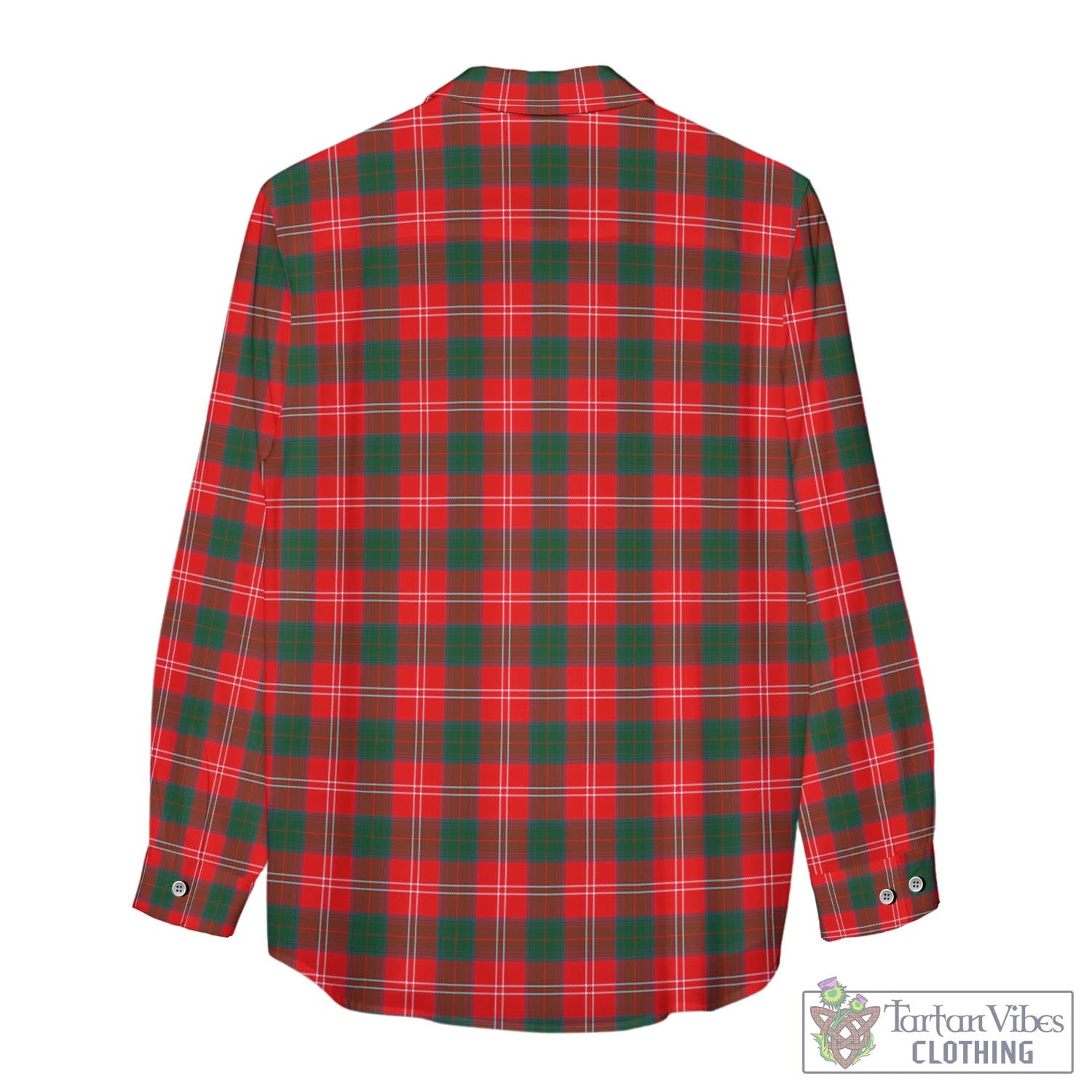 Fenton Tartan Women's Casual Shirt with Family Crest - Tartan Vibes Clothing