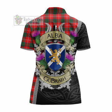 Fenton Tartan Family Crest Women's Polo Shirt Lion Rampant Royal Thistle Shield Celtic Inspired - Tartan Vibes Clothing