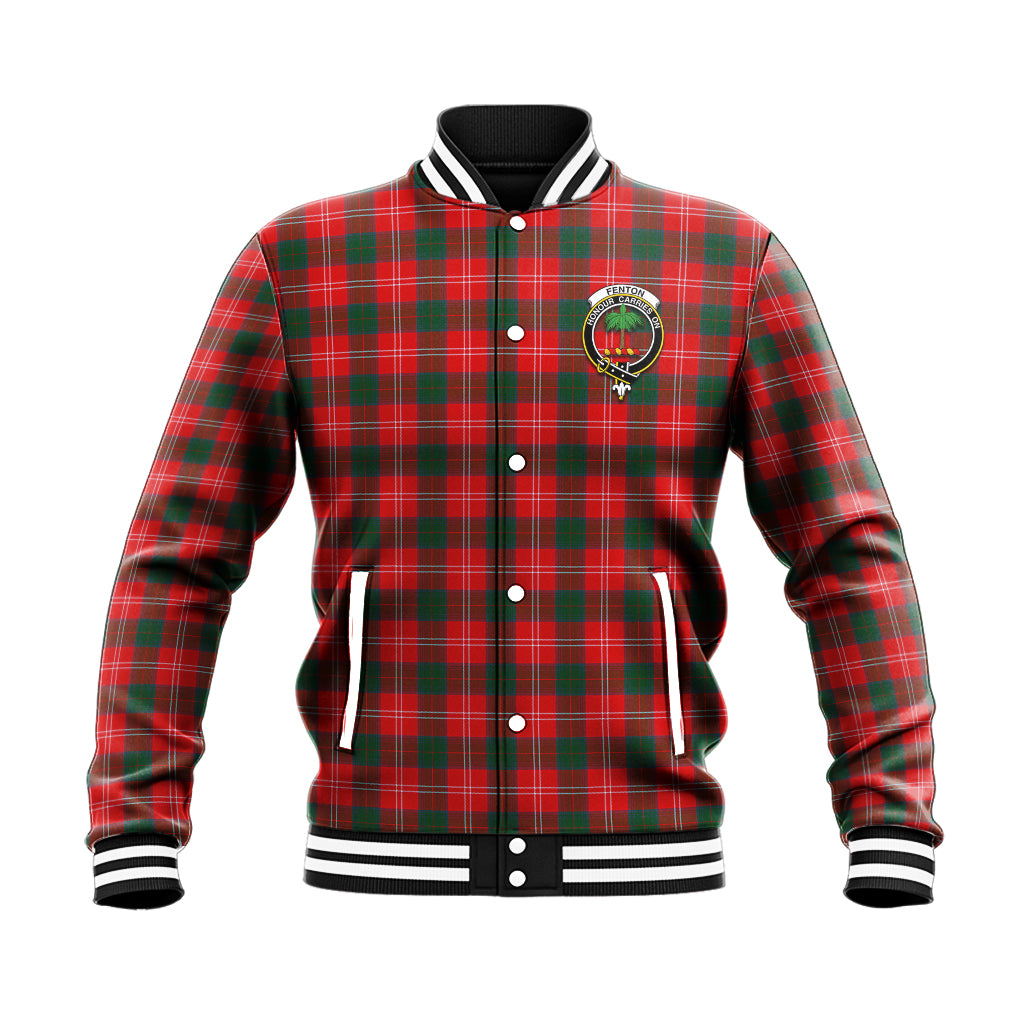 Fenton Tartan Baseball Jacket with Family Crest - Tartan Vibes Clothing