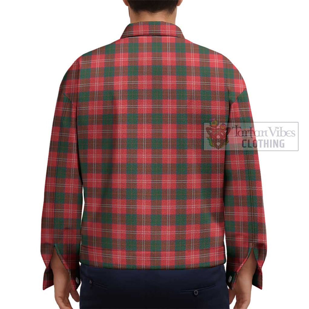 Fenton Tartan Unisex Lapel Cotton Jacket - Tartan Vibes Clothing