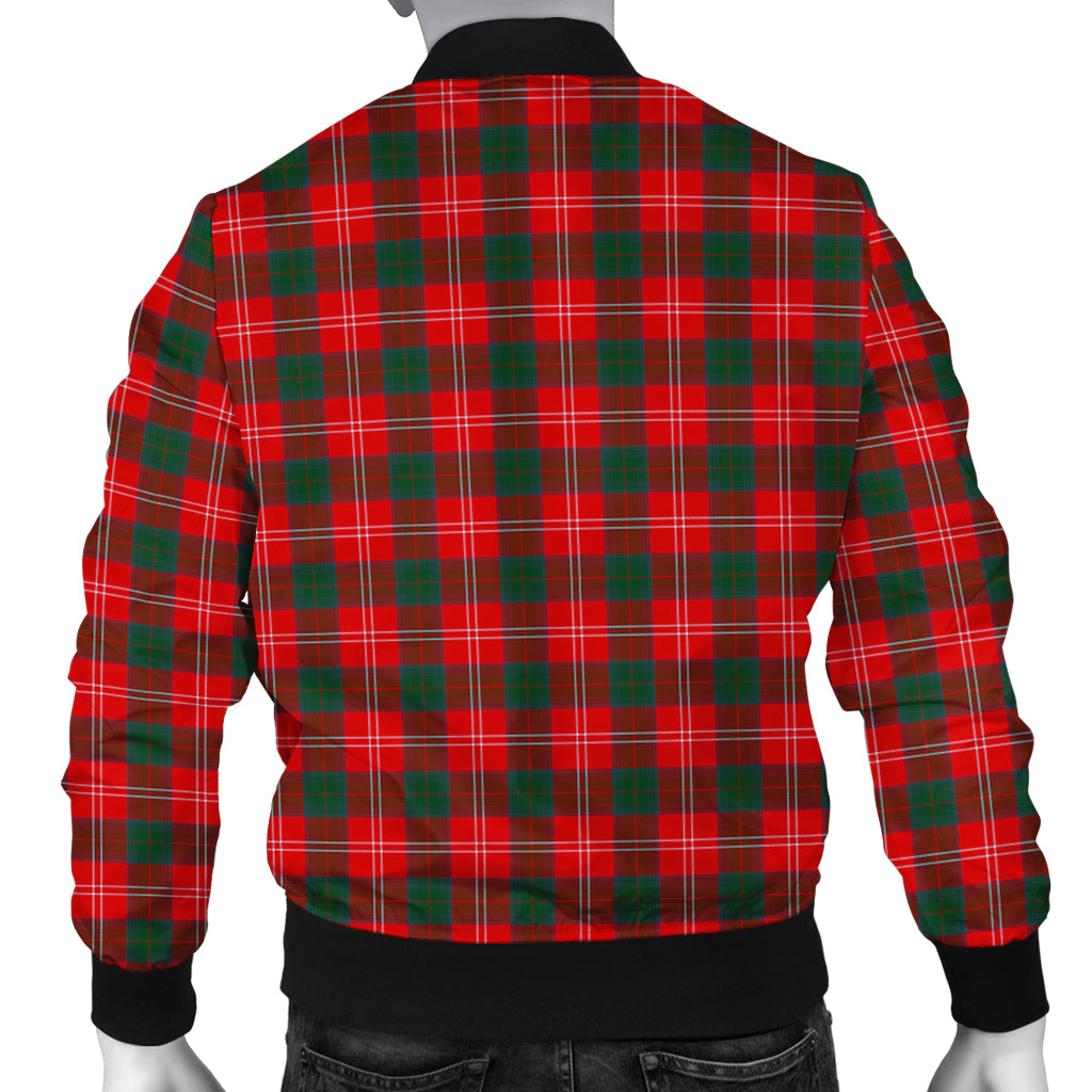 Fenton Tartan Bomber Jacket with Family Crest - Tartan Vibes Clothing