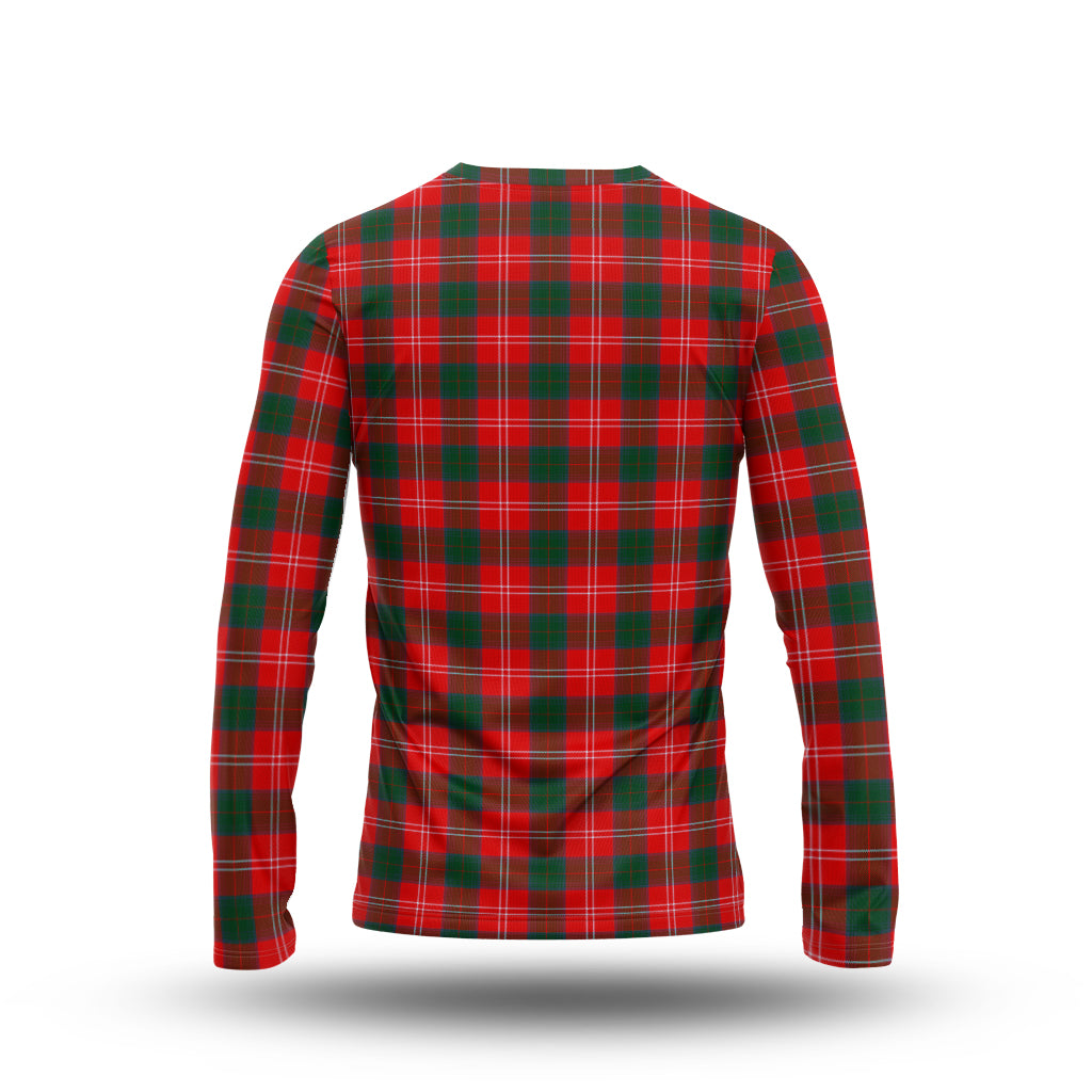 Fenton Tartan Long Sleeve T-Shirt with Family Crest - Tartan Vibes Clothing