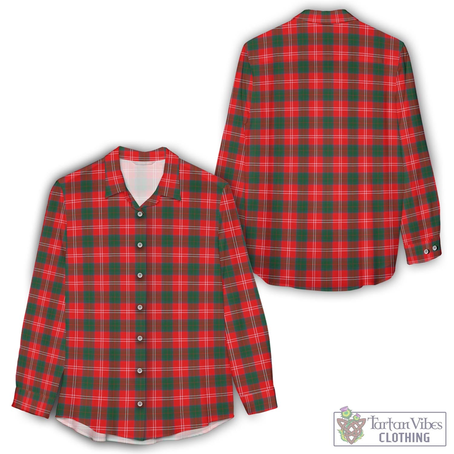 Fenton Tartan Women's Casual Shirt - Tartan Vibes Clothing