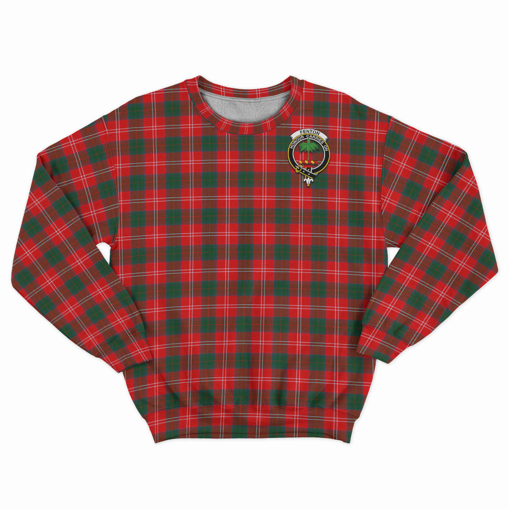 Fenton Tartan Sweatshirt with Family Crest - Tartan Vibes Clothing