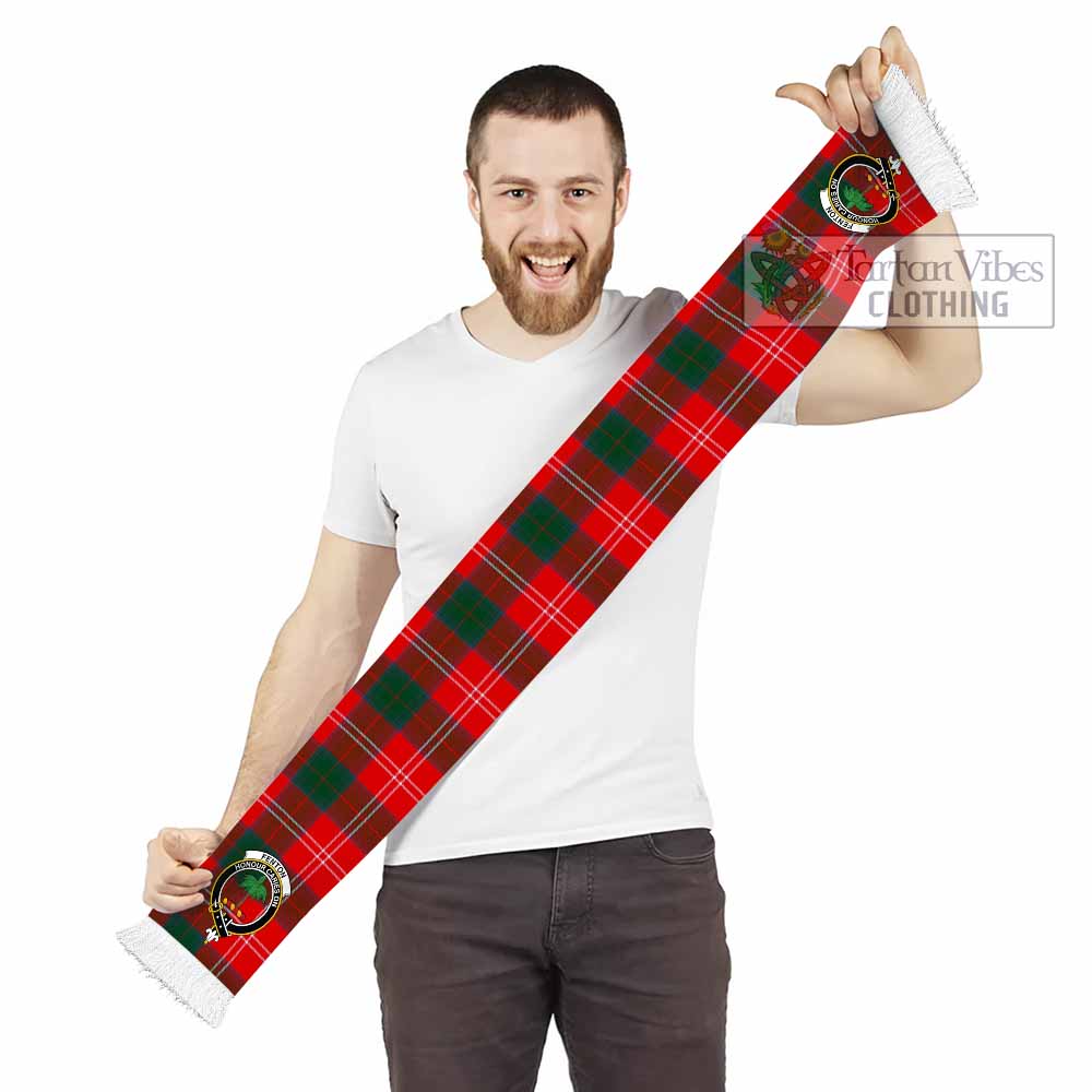 Fenton Tartan Ruffneck Scarf with Family Crest - Tartan Vibes Clothing