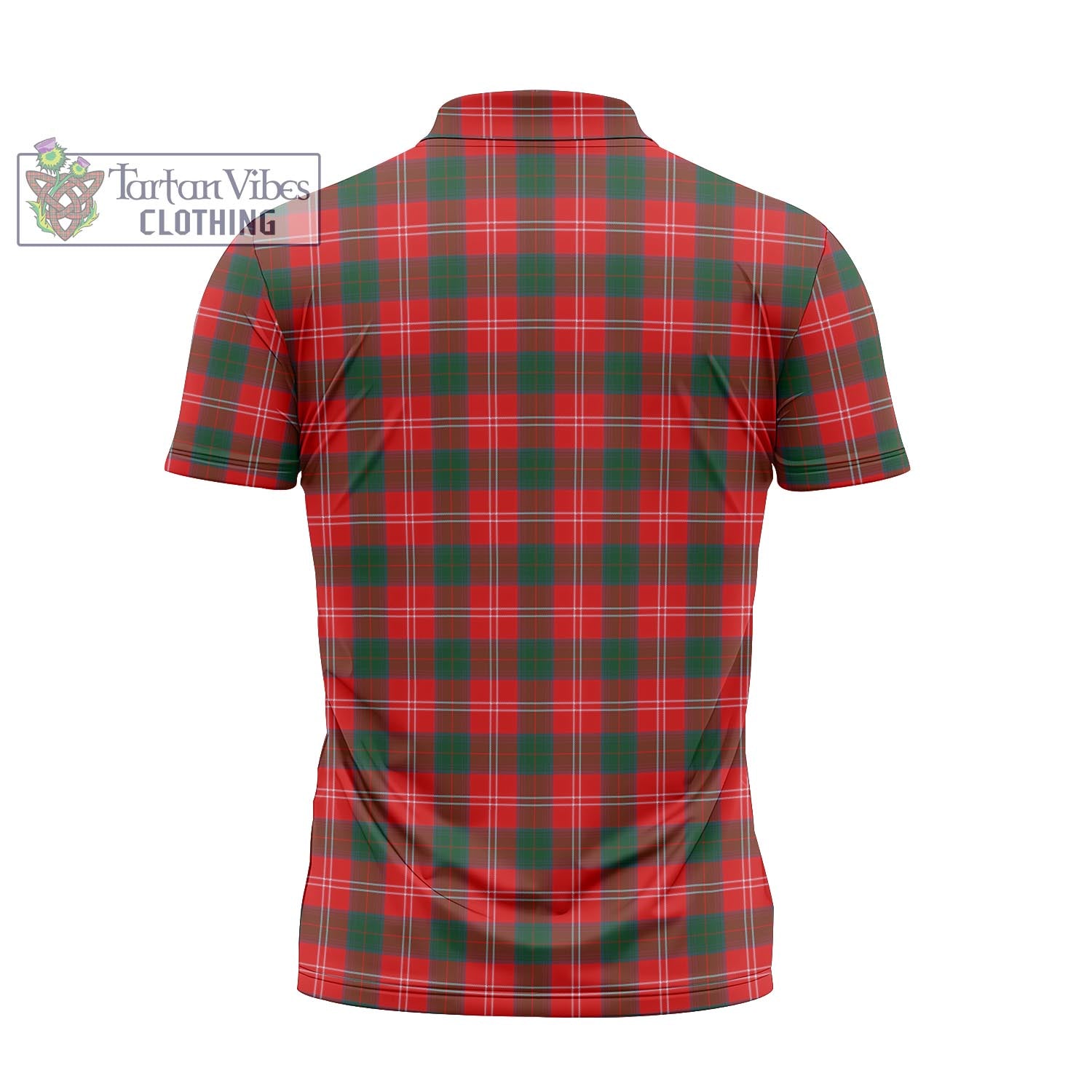 Fenton Tartan Zipper Polo Shirt - Tartan Vibes Clothing