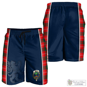 Fenton Tartan Men's Shorts with Family Crest and Lion Rampant Vibes Sport Style - Tartan Vibes Clothing