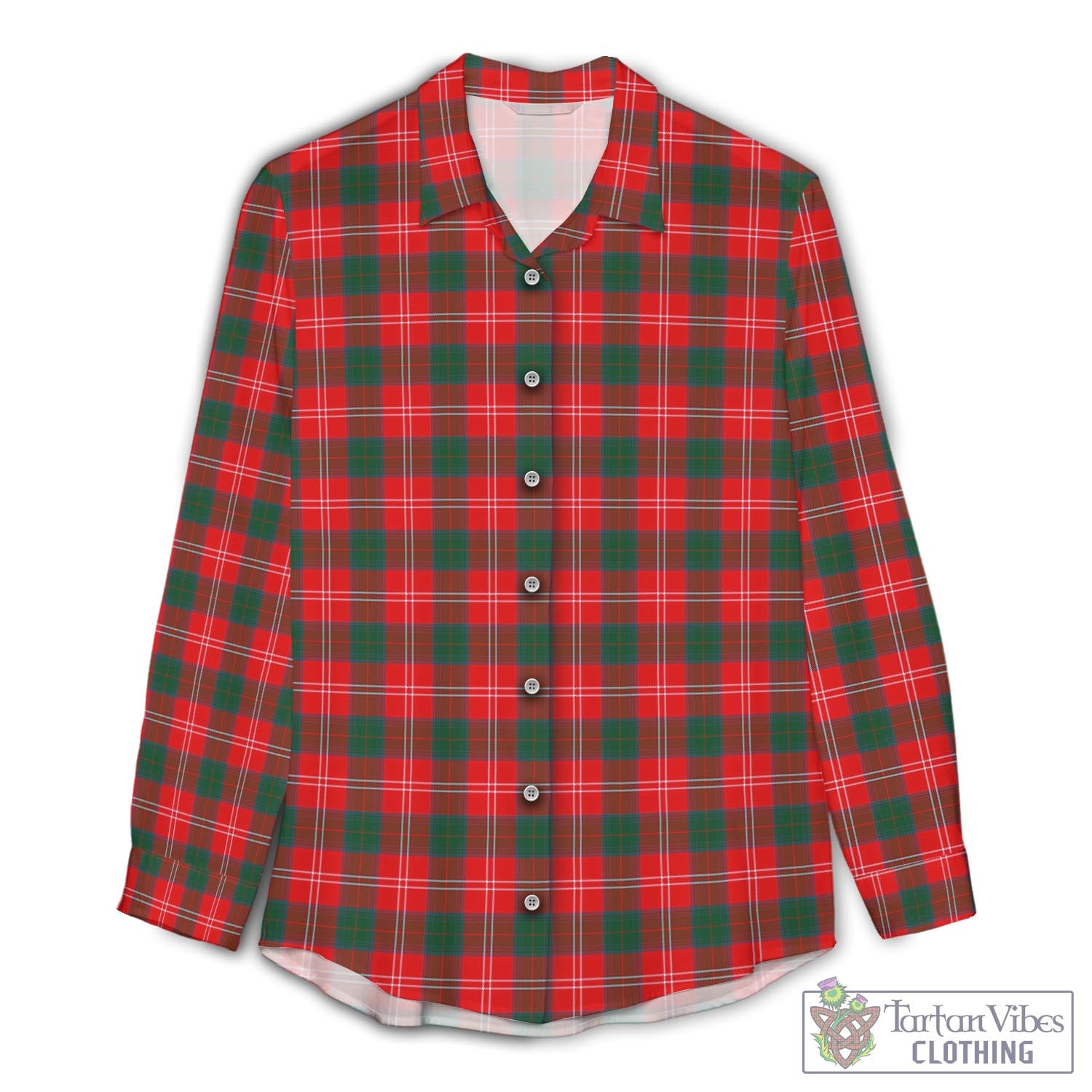 Fenton Tartan Women's Casual Shirt - Tartan Vibes Clothing