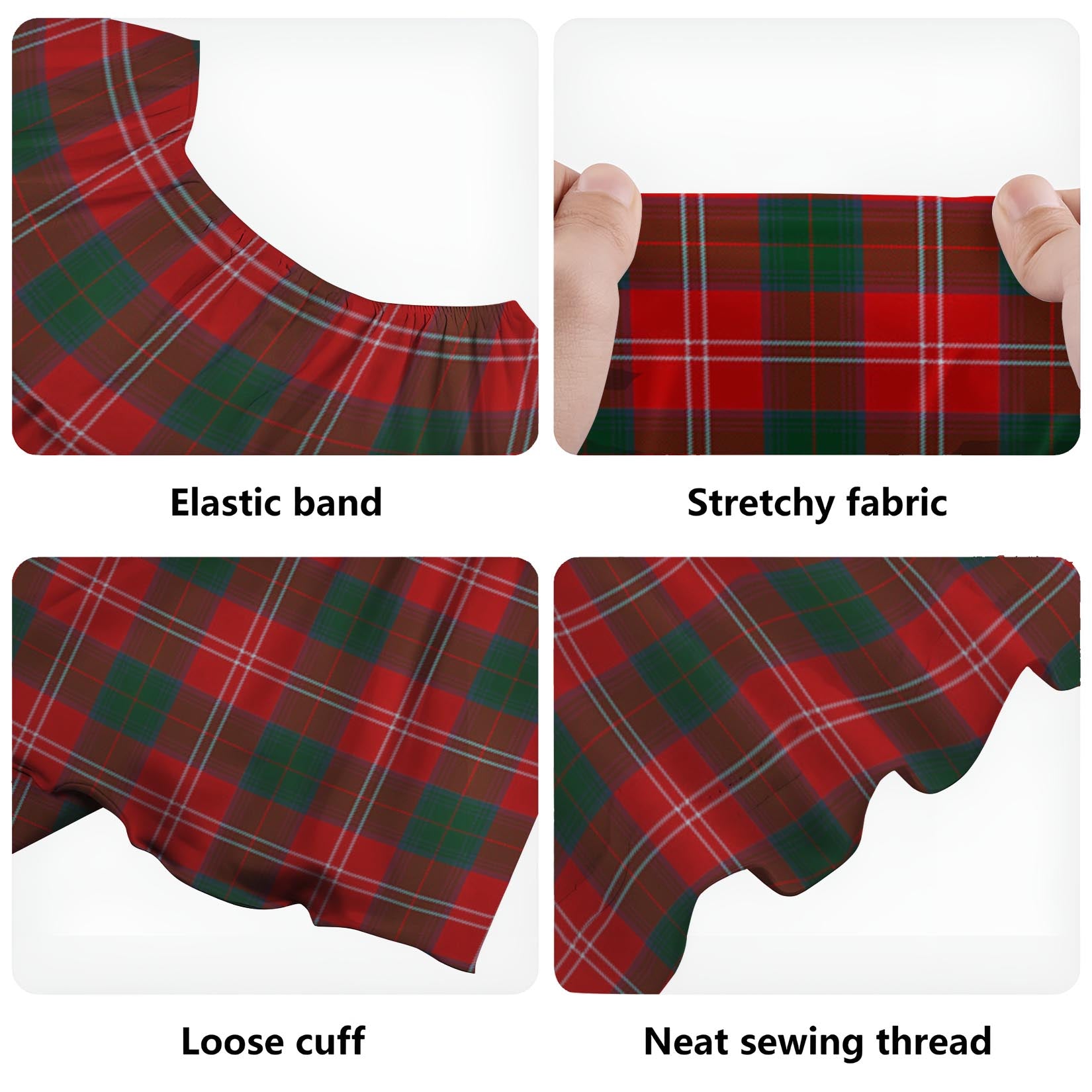Fenton Tartan Off Shoulder Long Dress - Tartan Vibes Clothing