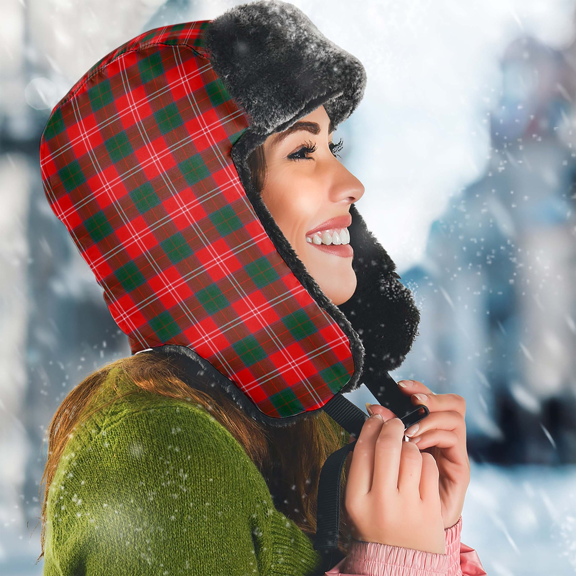 Fenton Tartan Winter Trapper Hat - Tartan Vibes Clothing