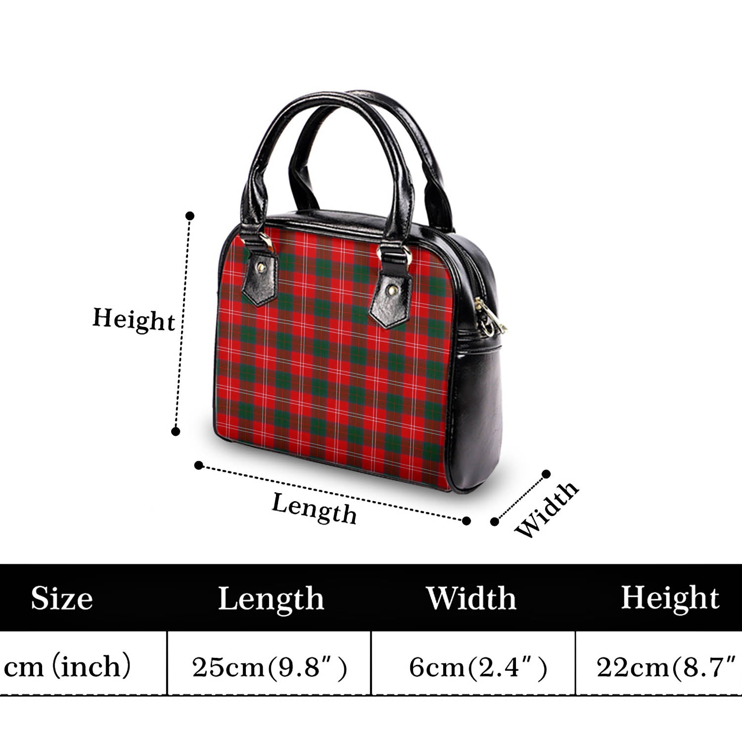 Fenton Tartan Shoulder Handbags - Tartan Vibes Clothing
