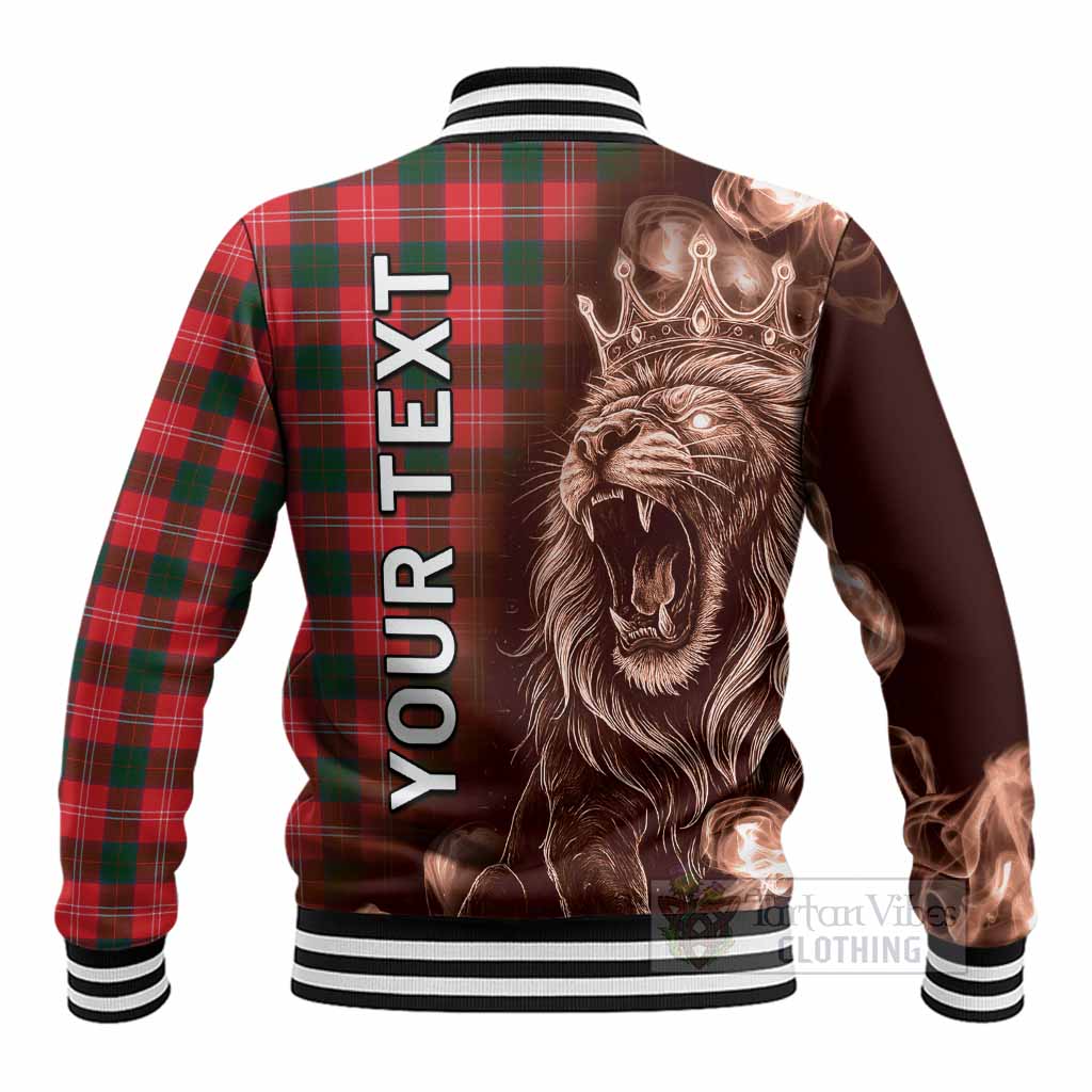 Fenton Tartan Baseball Jacket Roaring Lion Heritage
