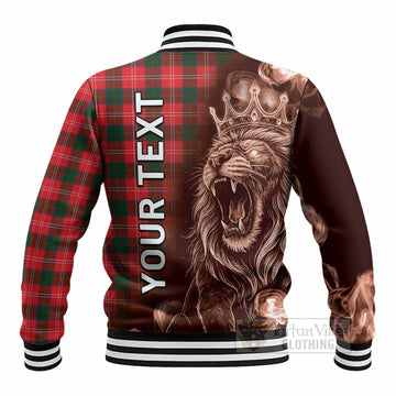 Fenton Tartan Baseball Jacket Roaring Lion Heritage