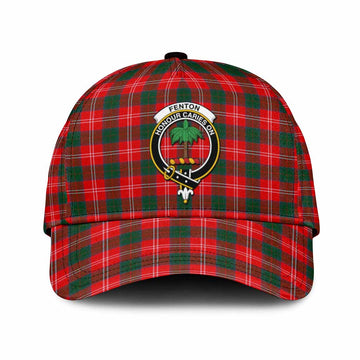 Fenton Tartan Classic Cap with Family Crest