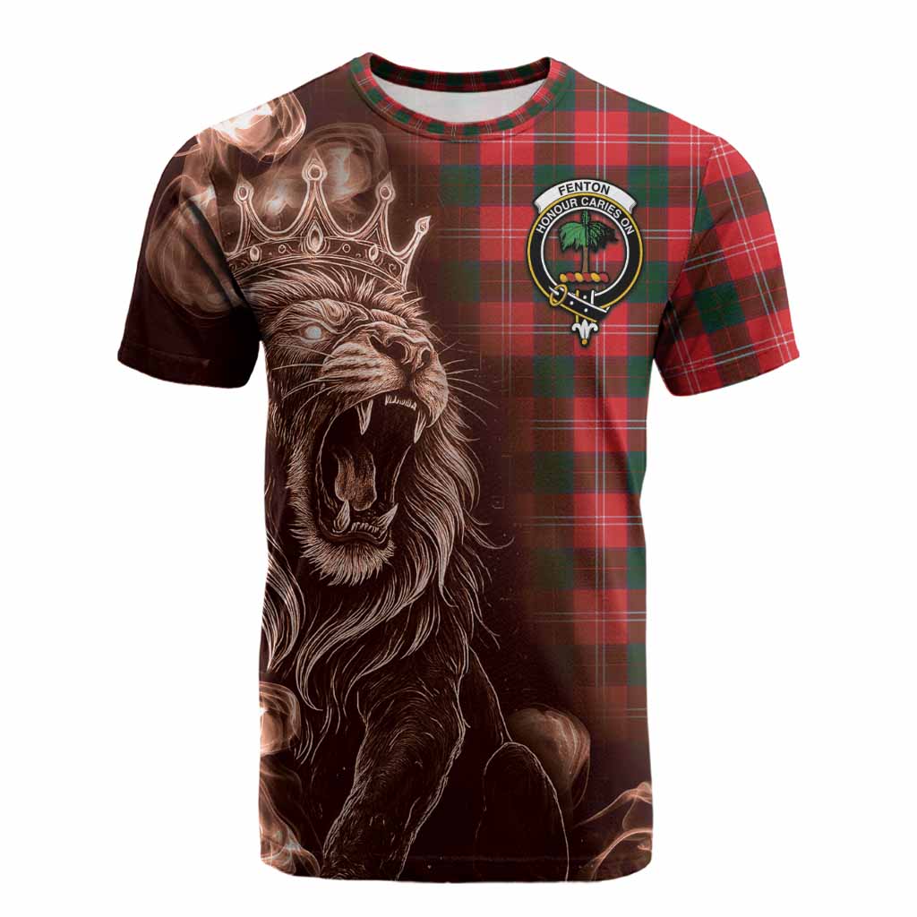 Fenton Tartan Cotton T-shirt Roaring Lion Heritage