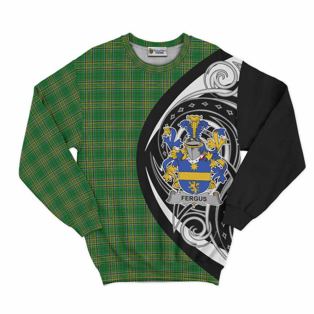 Tartan Vibes Clothing Fergus Irish Clan Sweatshirt Celtic Circle Style