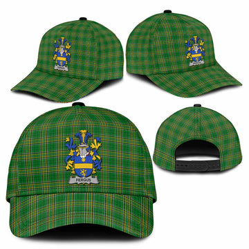 Fergus Irish Clan Tartan Classic Cap with Coat of Arms