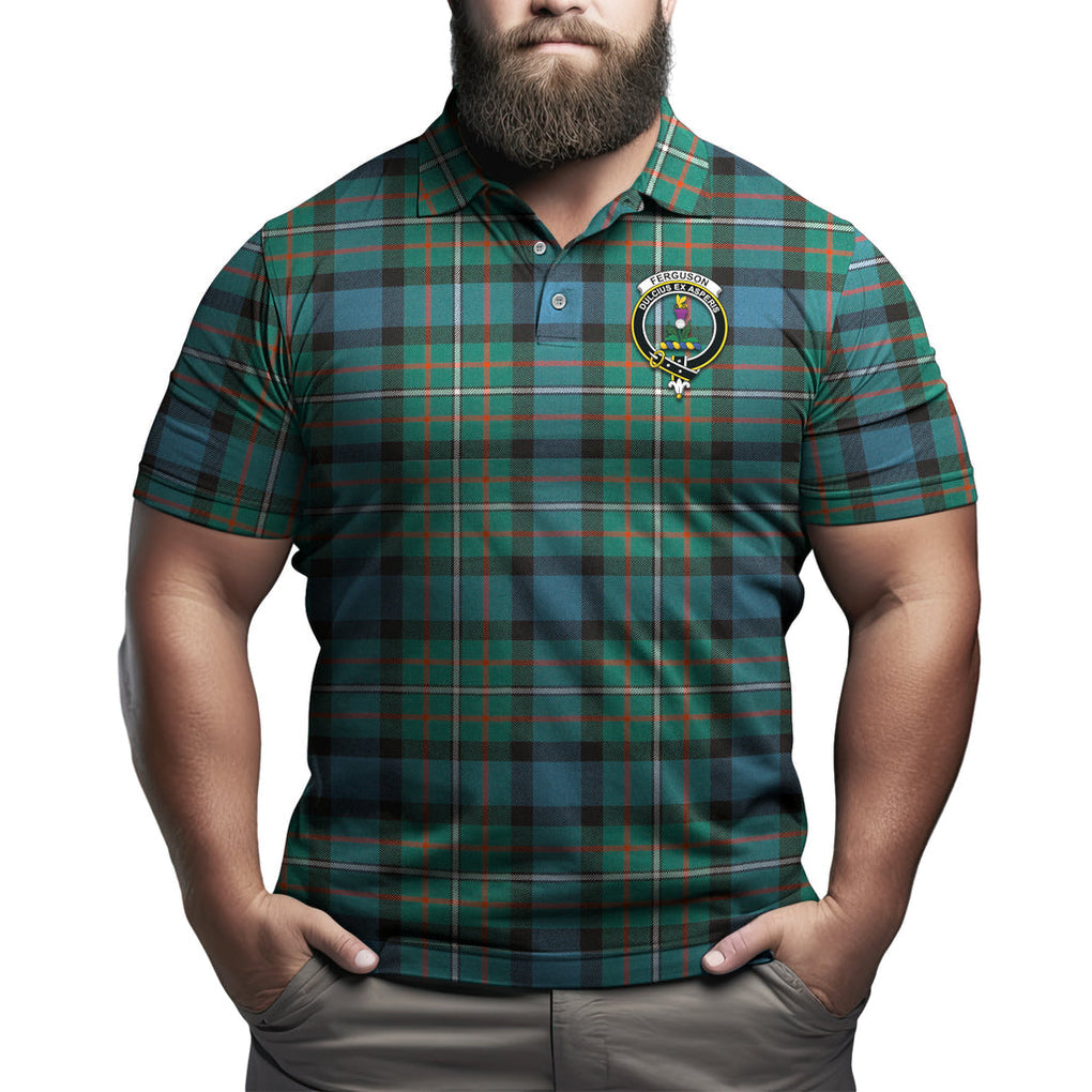 Ferguson (Fergusson) Tartan Men's Polo Shirt with Family Crest Kid - Tartan Vibes Clothing