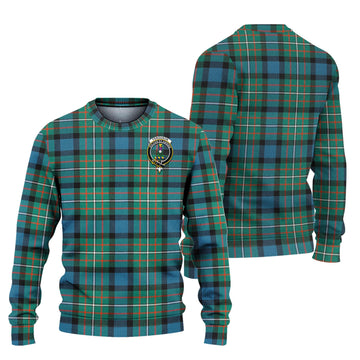 Ferguson Ancient Tartan Knitted Sweater with Family Crest Unisex - Tartanvibesclothing