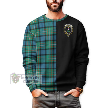 Ferguson (Fergusson) Tartan Sweatshirt with Family Crest and Half Of Me Style Unisex - Tartanvibesclothing Shop