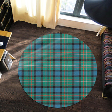 Ferguson Ancient Tartan Round Rug - Tartanvibesclothing