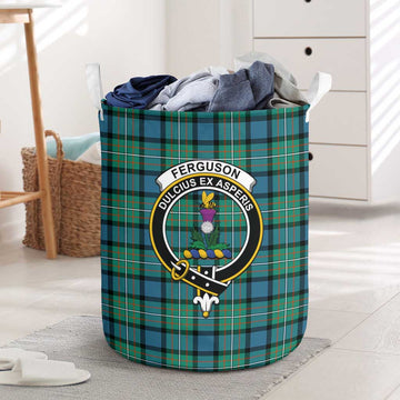Ferguson (Fergusson) Tartan Laundry Basket with Family Crest