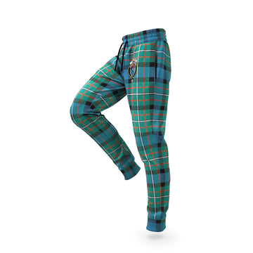 Ferguson (Fergusson) Tartan Joggers Pants with Family Crest