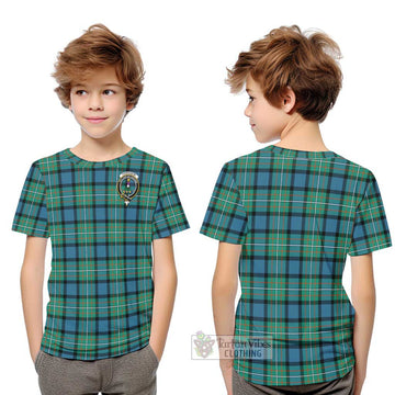 Ferguson (Fergusson) Tartan Kid T-Shirt with Family Crest Youth XL Size14 - Tartanvibesclothing Shop