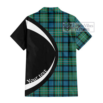 Ferguson (Fergusson) Tartan Hawaiian Shirt with Family Crest Circle Style