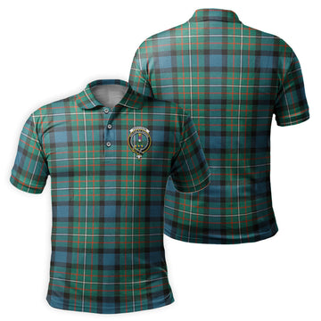 Ferguson (Fergusson) Tartan Men's Polo Shirt with Family Crest