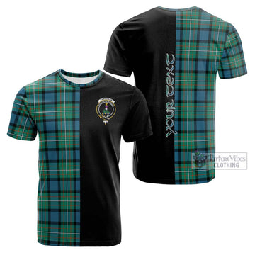 Tartan Vibes Clothing Ferguson Ancient Tartan Cotton T-shirt with Family Crest and Half Of Me Style