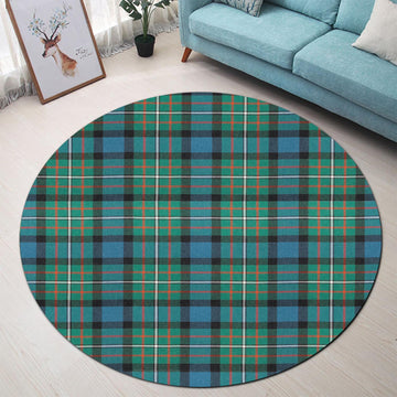 Ferguson Ancient Tartan Round Rug - Tartanvibesclothing