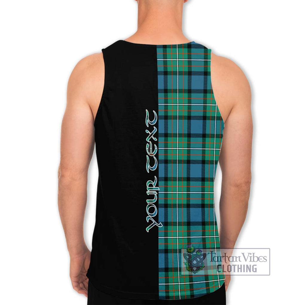Ferguson (Fergusson) Tartan Men's Tank Top with Family Crest and Half Of Me Style - Tartanvibesclothing Shop
